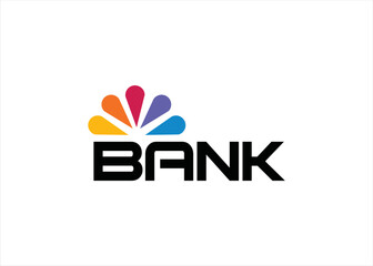 bank finance logo design template