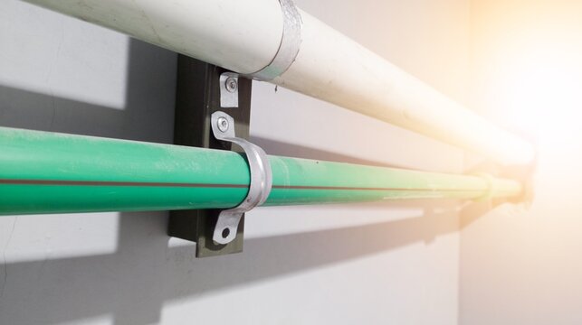 Instalation ppr pipe on indoor. 