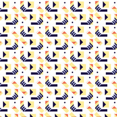Fototapeta na wymiar pattern design with random shapes and stair