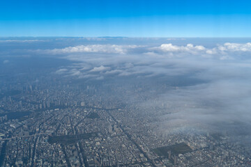 Obraz premium 東北地方 上空から