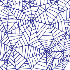 Halloween spider web wallpaper, hand drawn, background, print, art.