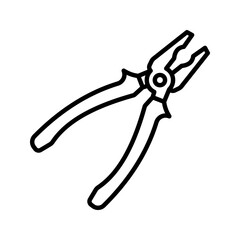 Pliers icon. sign for mobile concept and web design. vector illustration