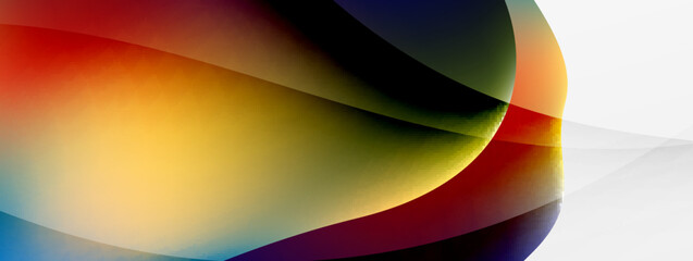 Fluid color abstract background. Liquid gradients, wave pattern. Trendy techno business template for wallpaper, banner, background or landing