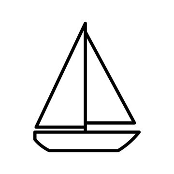 Boat icon. sign for mobile concept and web design. vector illustration