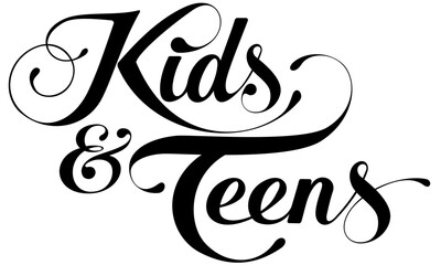 Kids & Teens - custom calligraphy text