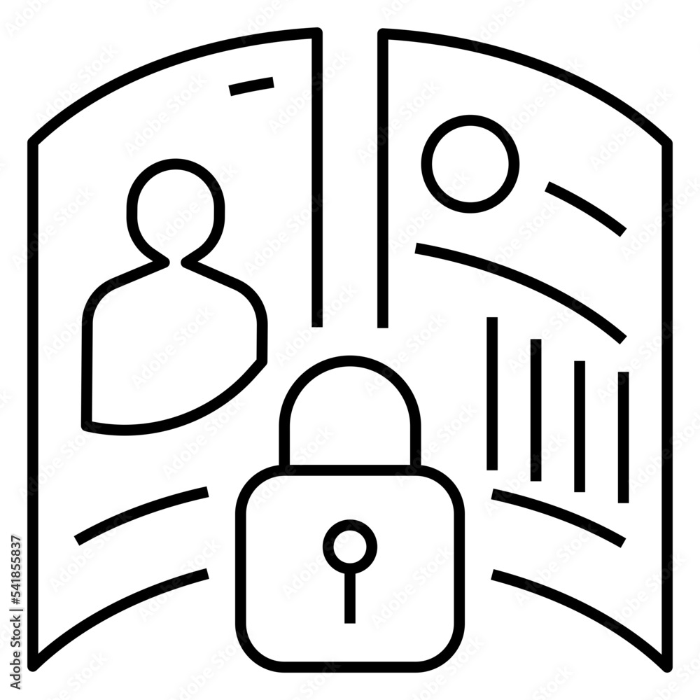 Poster privacy icon