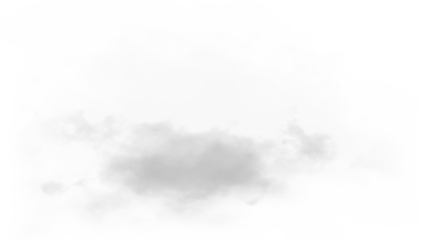 Realistic white cloud