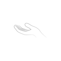 open hand logo vektor