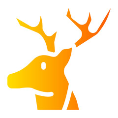 deer gradient icon