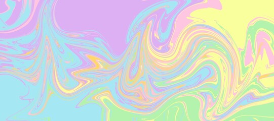 Fototapeta na wymiar abstract rainbow liquified marble colorful background