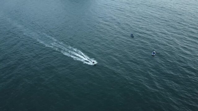 Goa, India 19th October 2022: 4k Drone shots Fort Aguada in North Goa - Seventeenth-century Portuguese fort standing on Sinquerim Beach. Popular also Watersports activities and white sand beach.  
