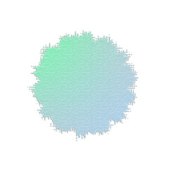 Abstract transparent glitch art texture element.