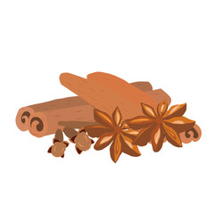 chinese spice vector food