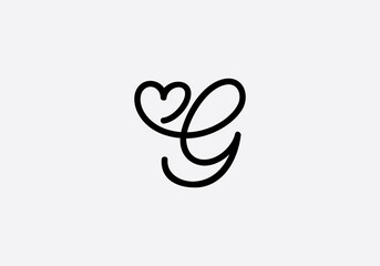 Love sign logo design Love and heart icon and symbol design