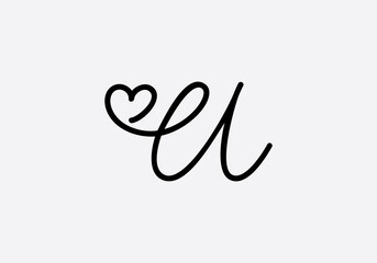 Love sign logo design Love and heart icon and symbol design