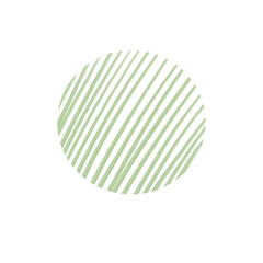 circle pattern line_lime green