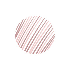 circle pattern line_pink tone