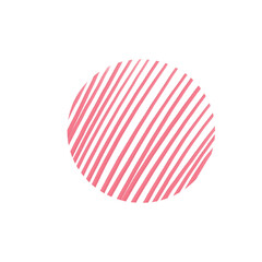 circle pattern line_pinky pink
