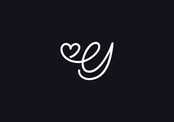 Obraz premium Love sign logo design Love and heart icon and symbol design