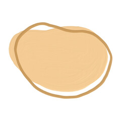 element oil paint shape aesthetic yellow gold