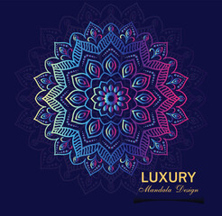 Flower Mandala Vector Pattern Background Design Template,luxury Mandala Design.