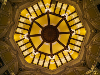 ceiling of the church