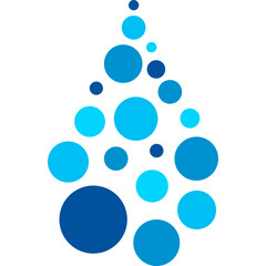 water droplet shape bubble vector clip art