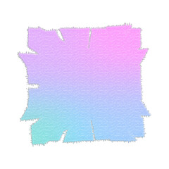 Obraz premium Abstract transparent glitch art texture element.