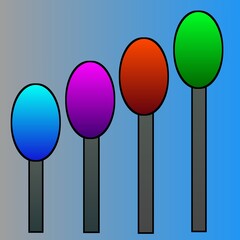 lollipop and windmill drawing illustrations 