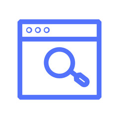 internet searching web search line icon
