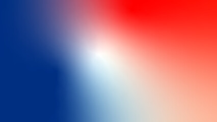 Fototapeta premium abstract red white blue tricolor flag gradient background
