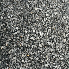 texture Small construction stone, gray, damp