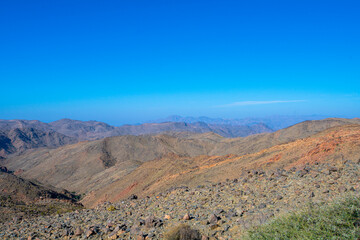 saudi arabian mountais and landscapes