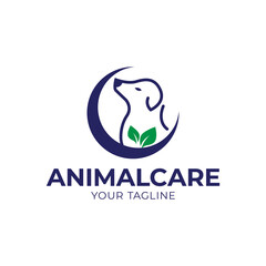 veterinary logo, pet clinic or animal hospital logo