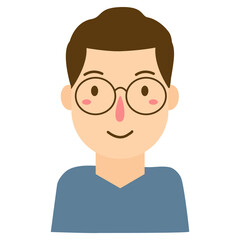 happy hand drawn face