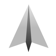 simple paper plane icon, simple icon of paper plane, paper plane logo