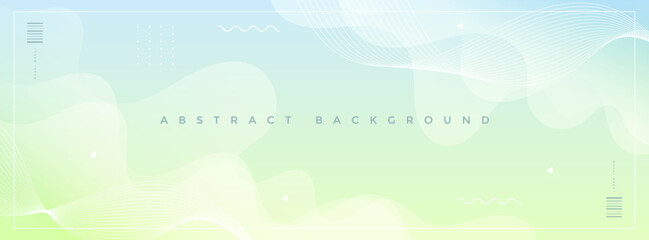 banner background. colorful, light blue gradient with wavy line effect