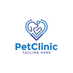 veterinary logo, pet heath care centre, veterinary clinic logo 