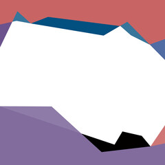 Colorful geometric abstract background for social media feed