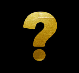 question mark on white backgroud	