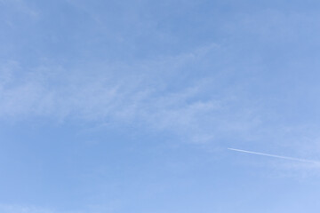 Blue sky with clouds background