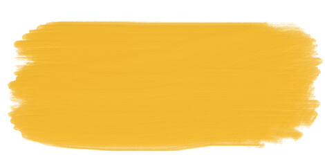 yellow line oil paint brush