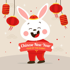 Happy Chinese New Year 2023 Year Of Rabbit