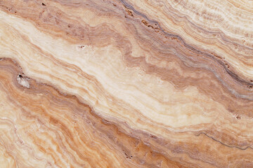 The marble layers that have been deposited together for a long time.