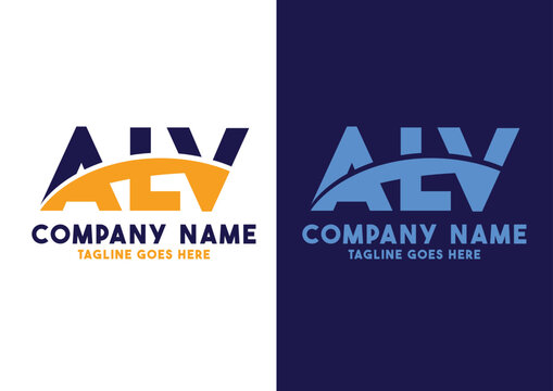 Letter ALV logo design vector template, ALV logo