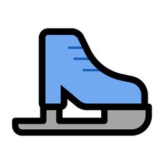 Ski shoes icon 