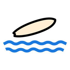 Surfing icon 