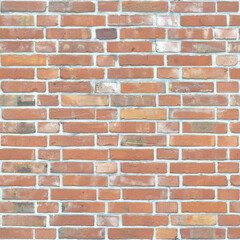 Texture brick wall red color