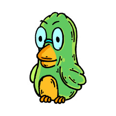 Cartoon Parrot Clipart