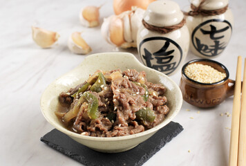Korean Bulgogi Beef with Sesame Seed